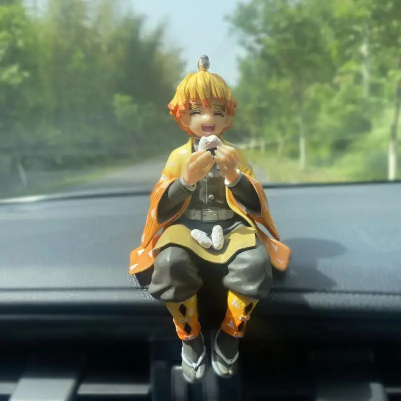 Adornos de decoración de coche Demon Slayer, modelo Kamado Tanjirou, adornos bonitos de dibujos animados, Kamado Nezuko, piezas de automóvil, regalo de vacaciones