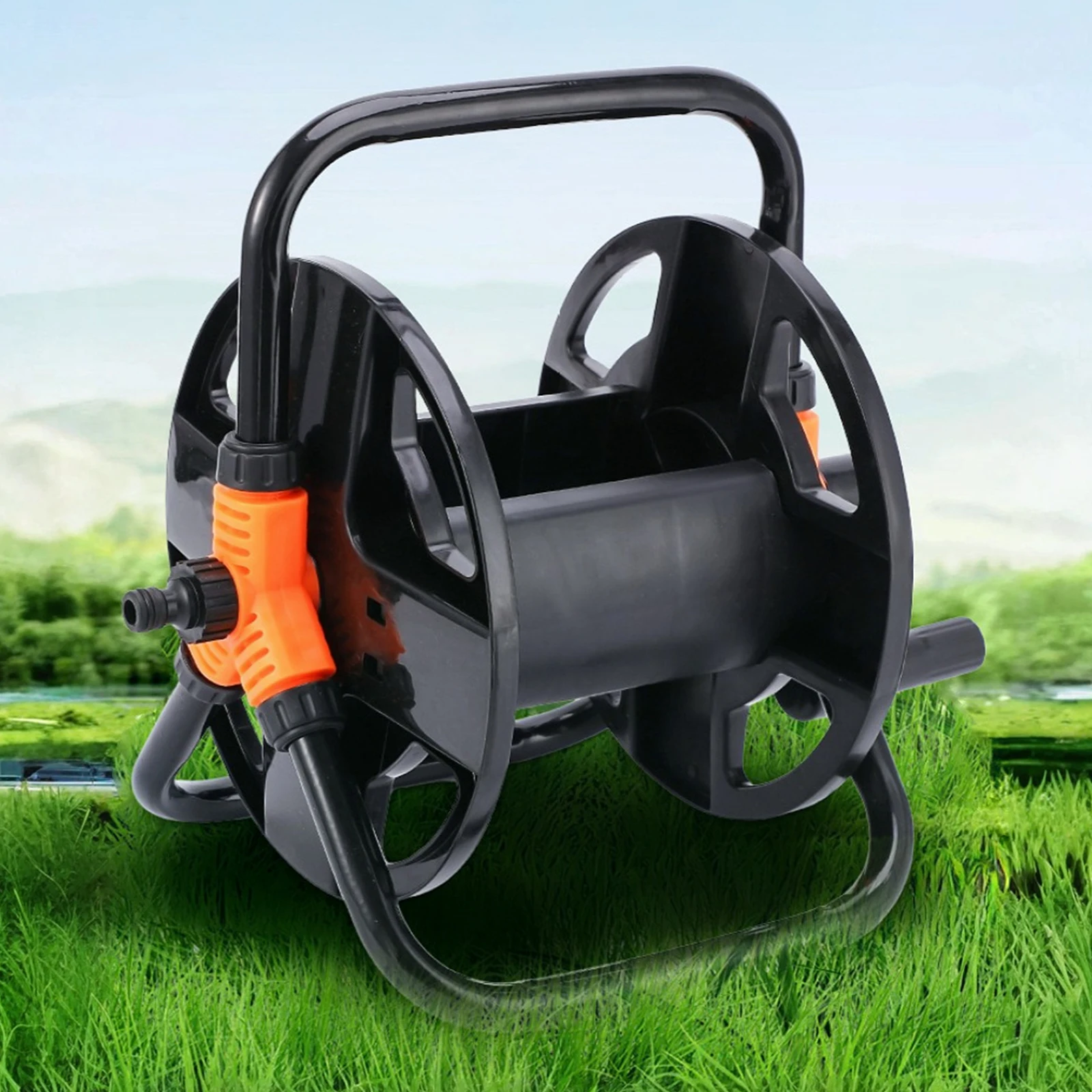 رف تخزين أنابيب المياه مقاوم للتآكل بكرة تخزين خرطوم المحمولة سقي خرطوم لف بكرة لتخزين خرطوم المرآب المنزلي