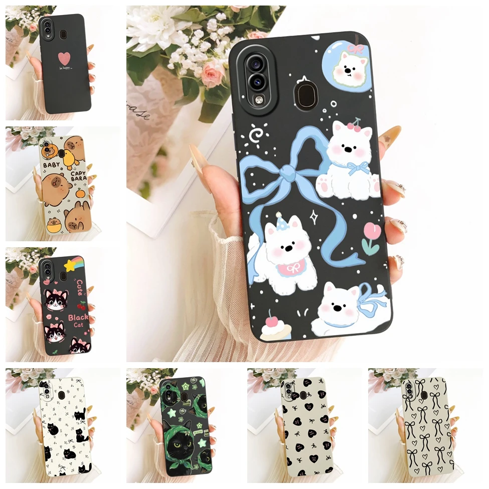For Samsung Galaxy A30 SM-A305F Casing For Samsung A30 Case Silicone Luxury Fashion Love Cute Cartoon Funny Painted