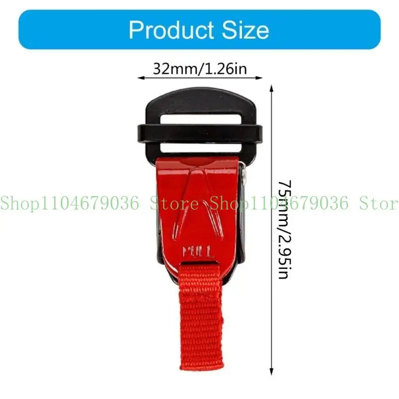 652F Helmets Quick Buckle Systems Chin Strap Adapter Full Face Helmets Buckle Helmets Strap Buckle for Motorcycle Helmets