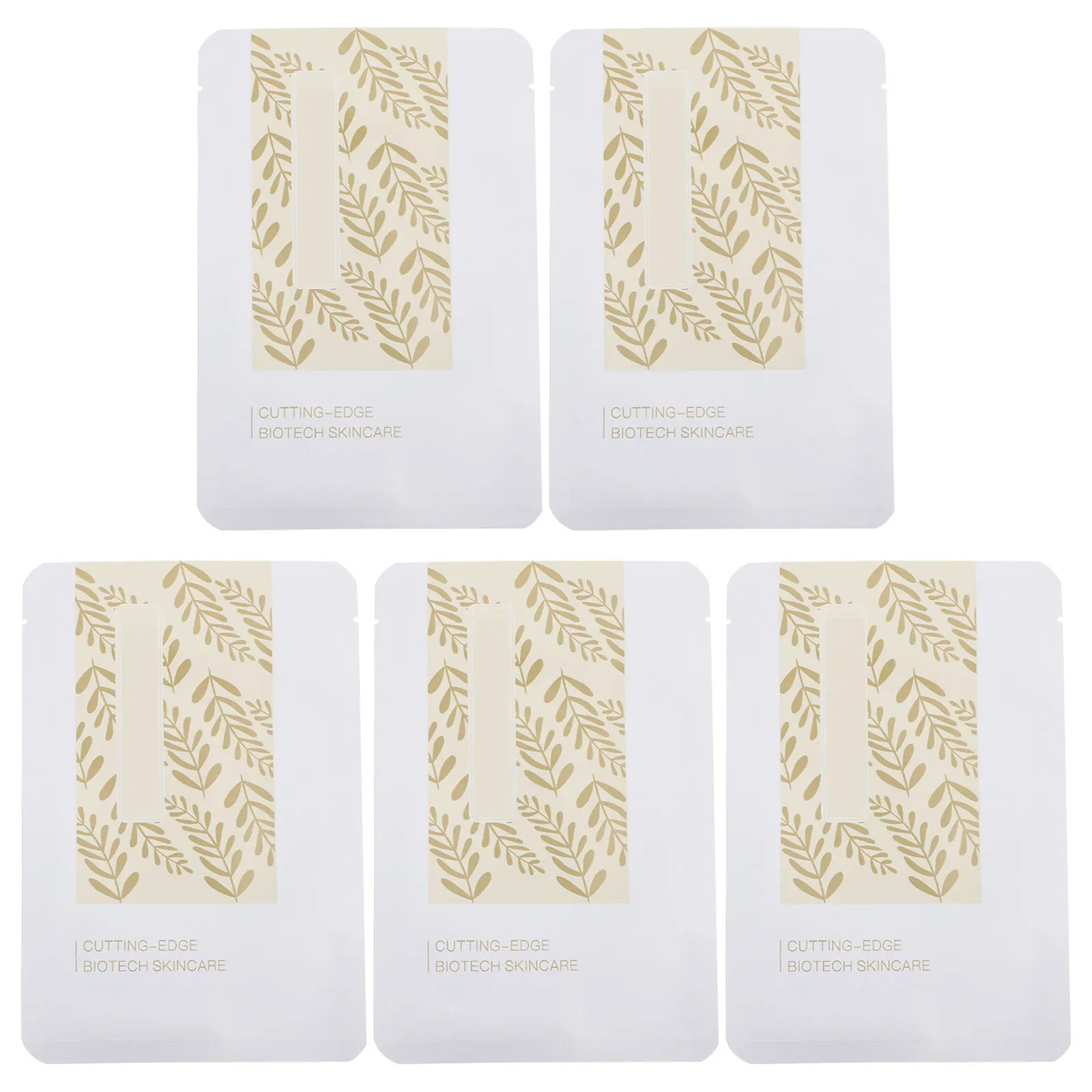 5 Pezzi Patch Premium Naturali Idratanti per Trattamento Anti-Rughe e Rassodanti per Pieghe Nasolabiali e Mento