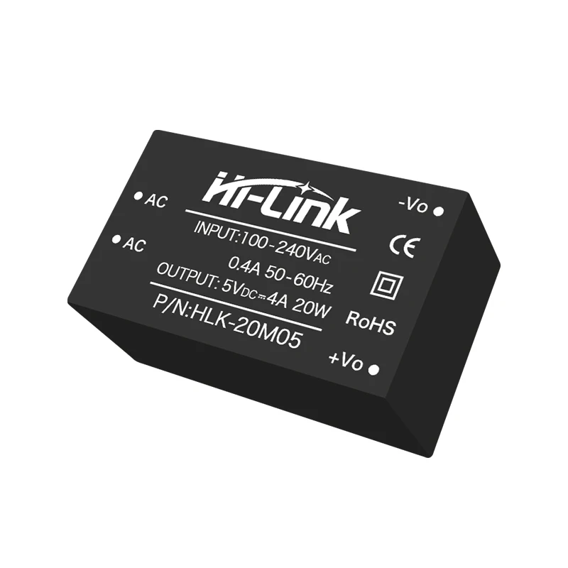 Original 20W 5V/9V/12V/15V/24V Single StepDown AC DC Power Supply Module HLK-20M05 HLK-20M12 HLK-20M24