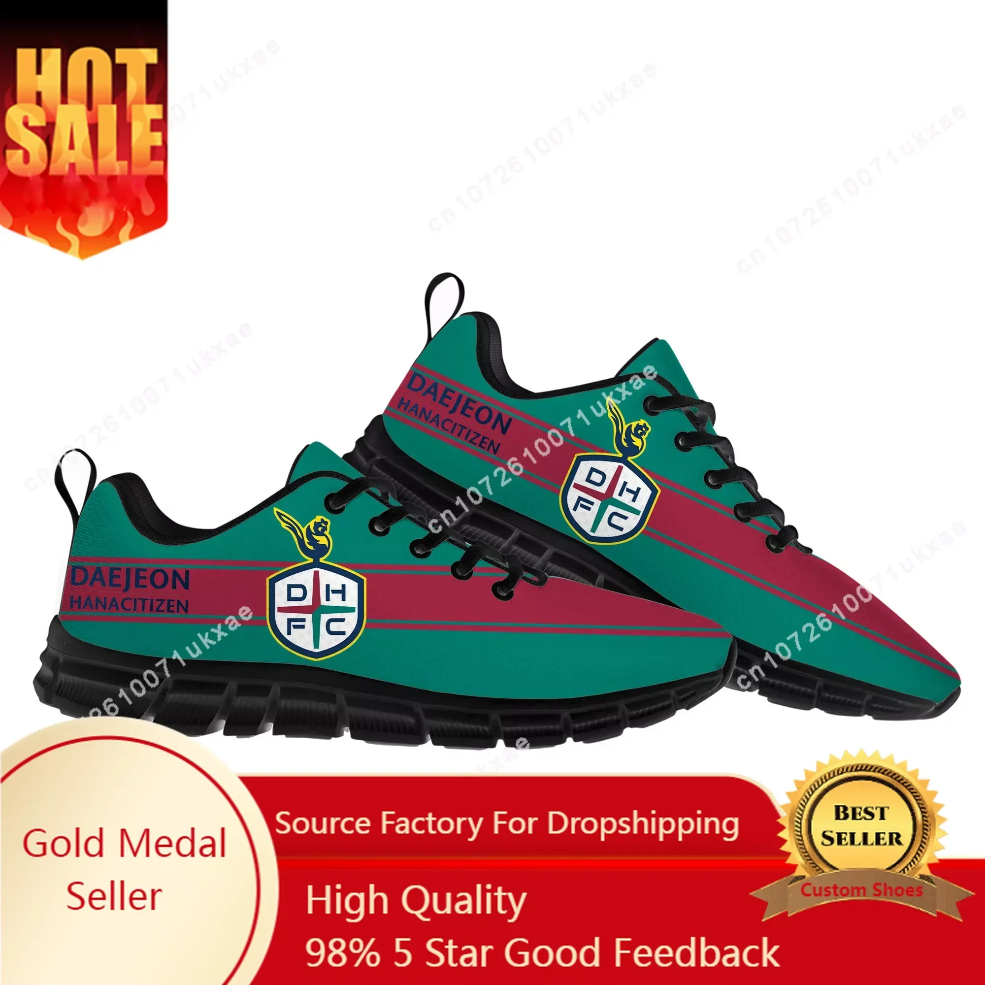 

대전시티즌 Daejeon Football Sports Shoes Mens Womens Teenager Kids Children Sneakers Parent Child Sneaker Customize DIY Couple Shoe