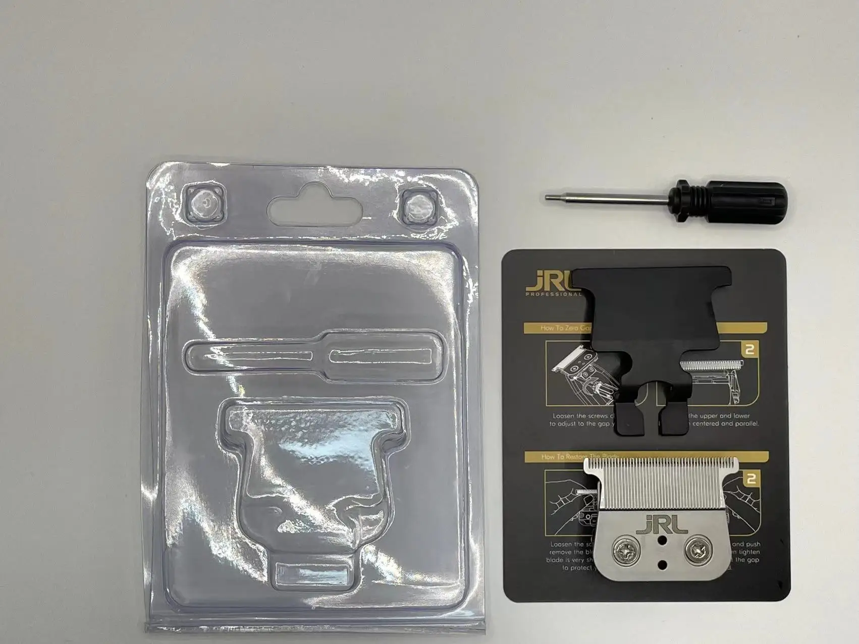 Original JRL2020C Professioneller Haarschneider Standard verblasst ultradünne Edelstahl-Keramikklinge 2020T Trimmer-Ladestation – Detail 20