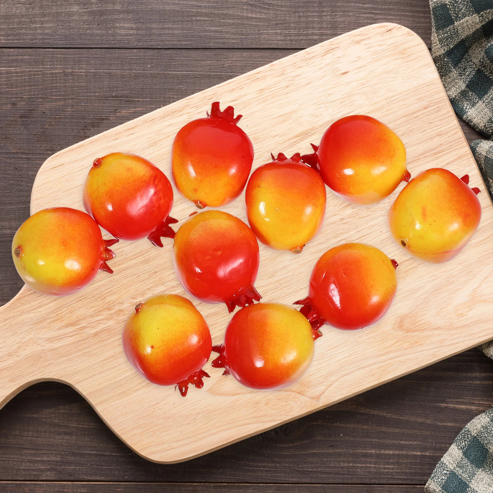 

26Pcs Simulation Pomegranate Artificial Lifelike Fake Fruit Photography Props Shop Window Decor Table Centerpieces Home Decor