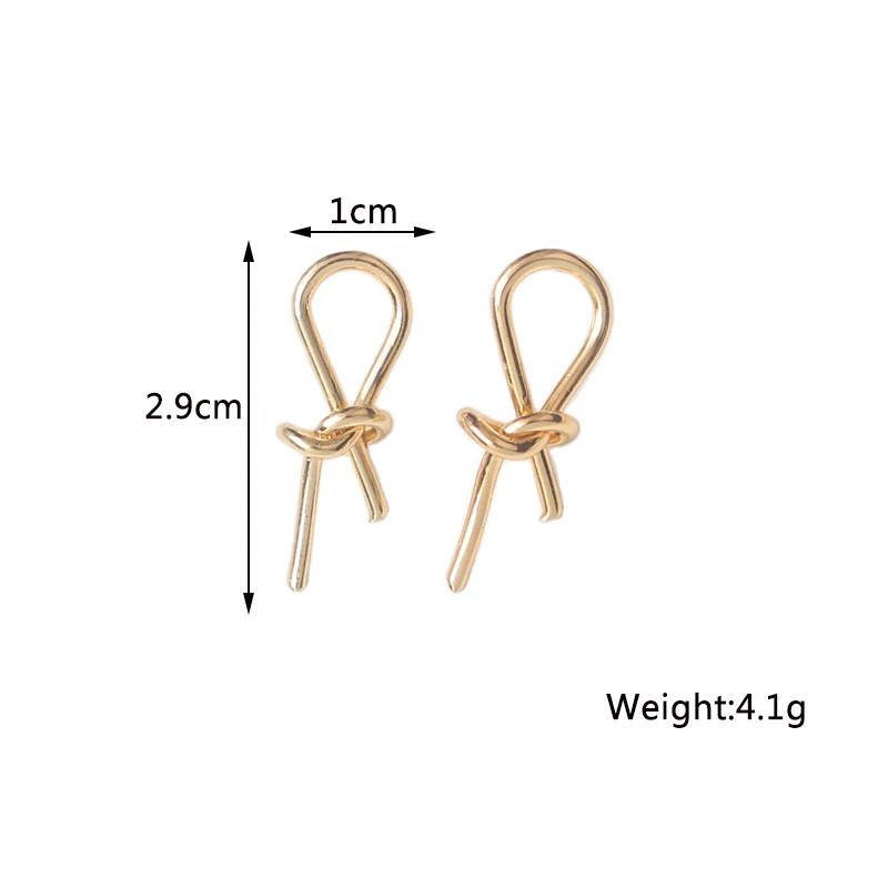 New Twist Stud Earrings Gold Color Metal Women Earrings Rotating Spiral Unusual Earrings for Ladies European Jewelry