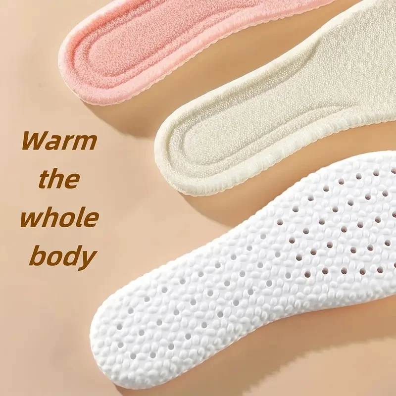 2 Pary Miękkich, Ciepłych Zimowych Wkładek do Butów, Wygodne Samonagrzewające się Wkładki do Butów Sportowych, Grube Wyściółki do Śniegowców, Męskie i Damskie