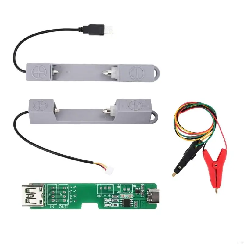 462E TS457 Battery Adapter Board Fast Data Transfer Kelvin Clip Cable for Internal Resistance Measurement