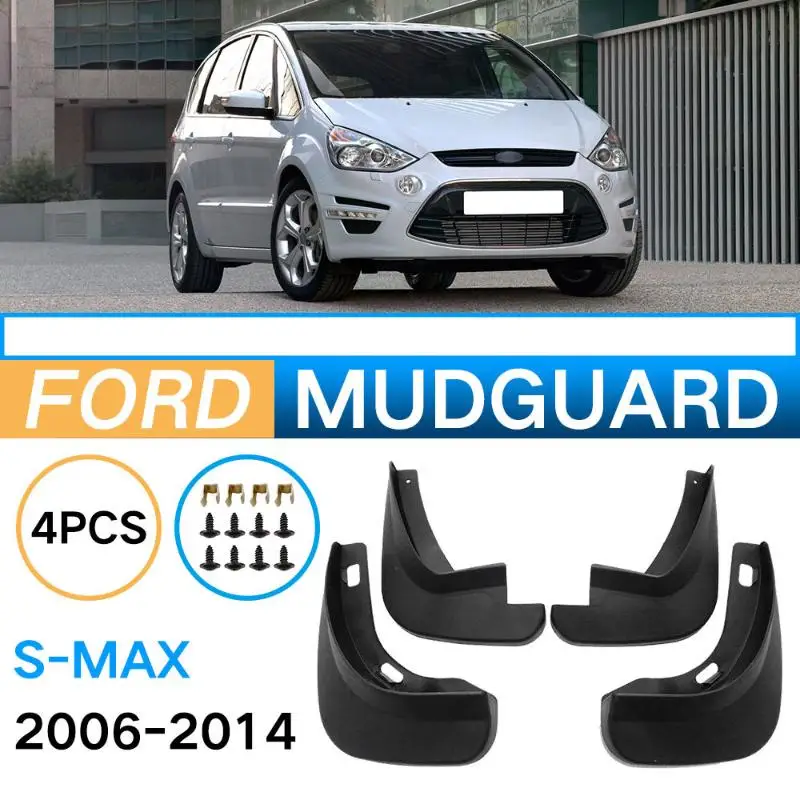 

4 PCS Car Mudguards For Ford S-MAX 2006-2014 Cladding Splash Mud Flaps Mud guard Mudflap Accessories 2006 2007 2008 2009 2010