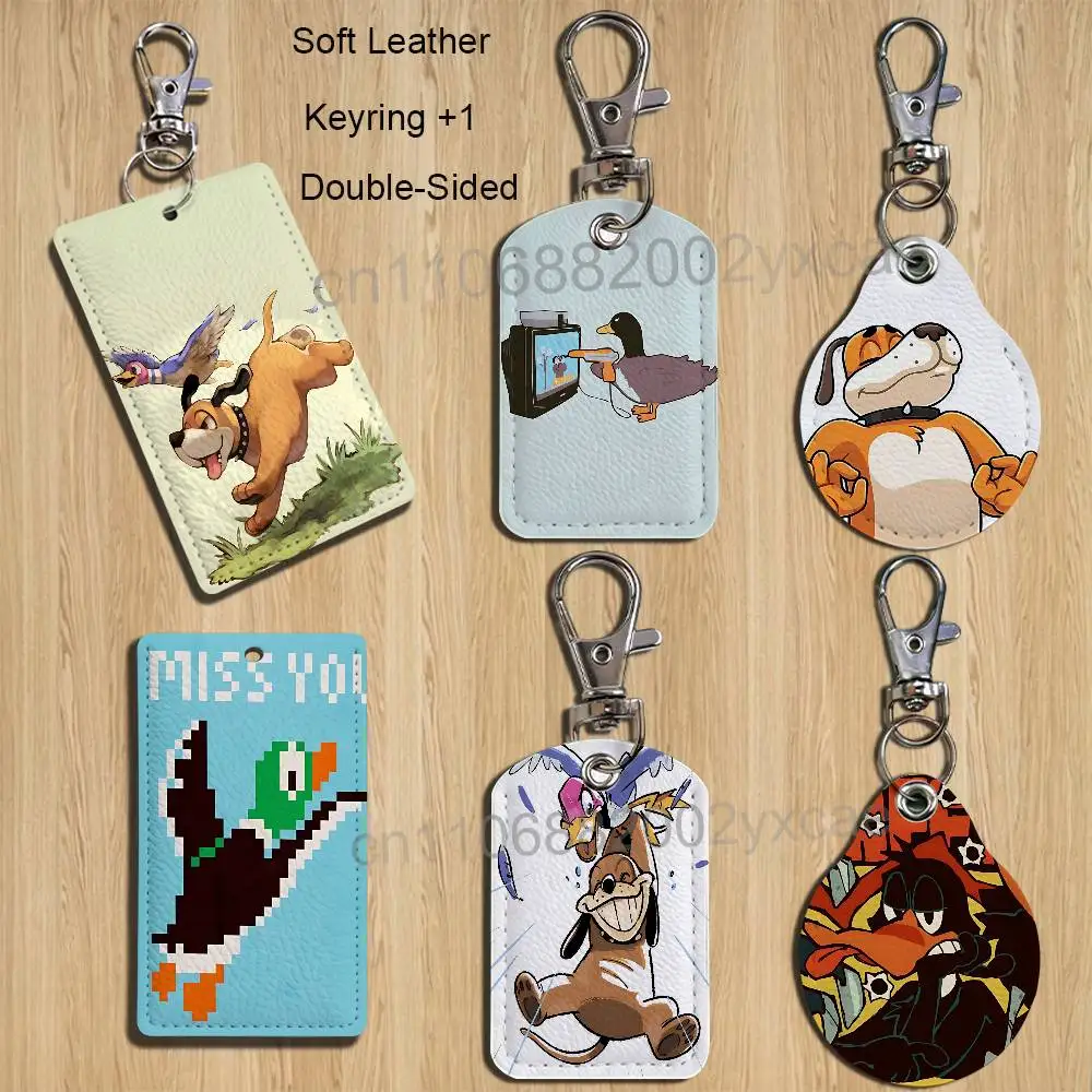 

hunting dog Duck Hunt Card Holder Keychain Key Ring Door Lock Access Protective Case For Security Gift