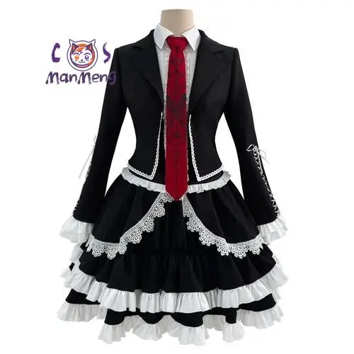 Anime Celestia Ludenberg yasuhiro taeko Danganronpa Cosplay Costume Gothic New Dress Halloween Party Girl Sweet Coat Suit - view 6
