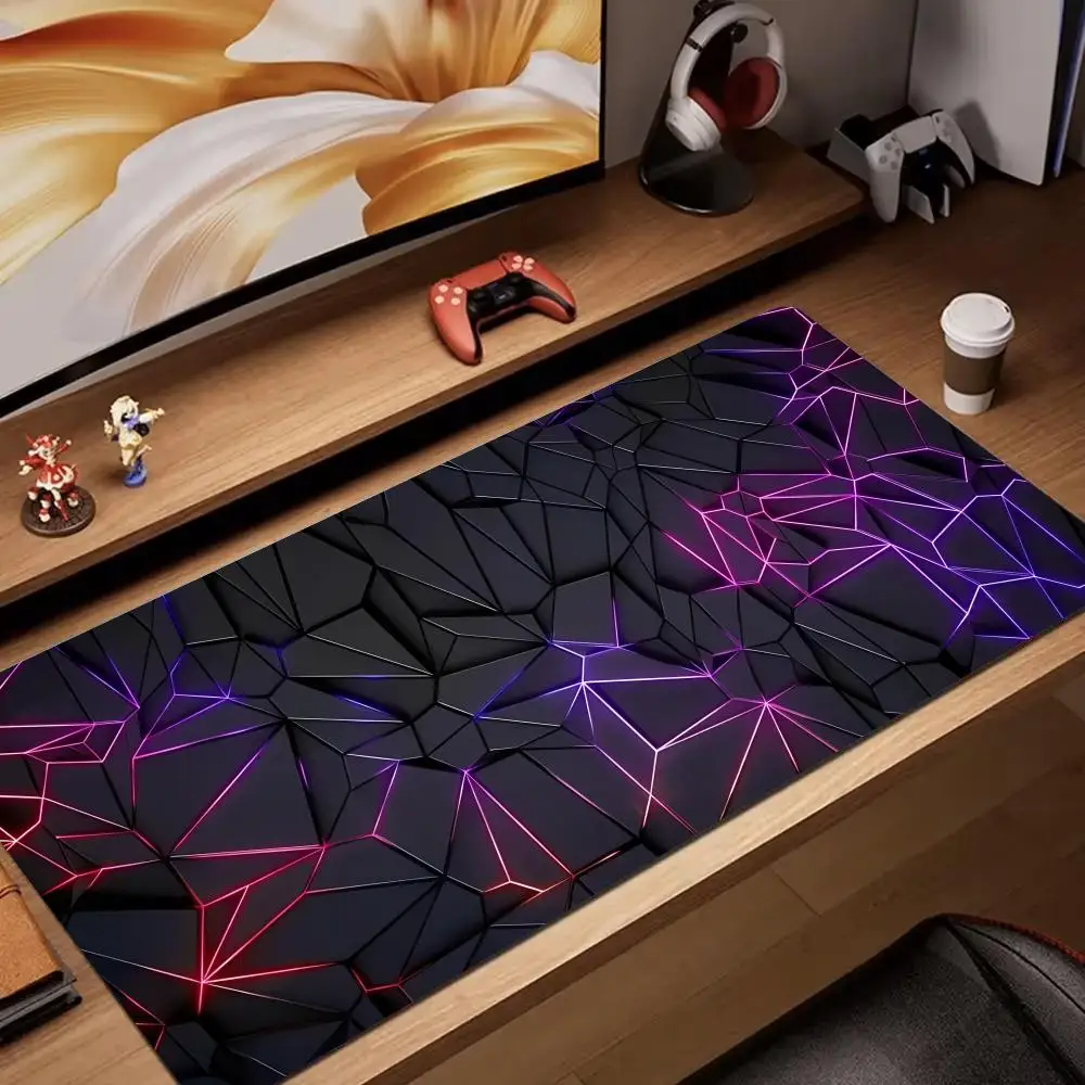 

Latest black texture Mouse Pad Large Computer Office Game Table Mats Rubber Anti-slip Gaming Keyboard Mousepads Long Desk Pads