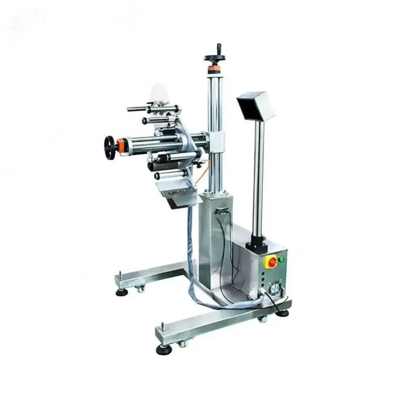 Durable Stainless Steel Factory Plane Bottle Label Machine/China Sale Material Stamp Labeling Certifying Equipment