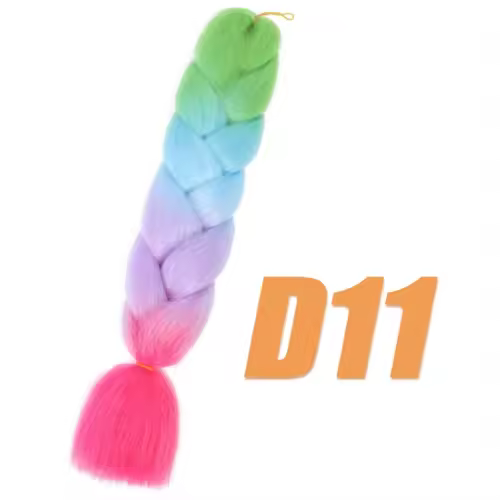 Synthetic Kanekalon Crochet Hair Braiding Hair Pre Stretched Curly Jumbo Braids Extensions Hair Accessories For Girls Braids - Image 85