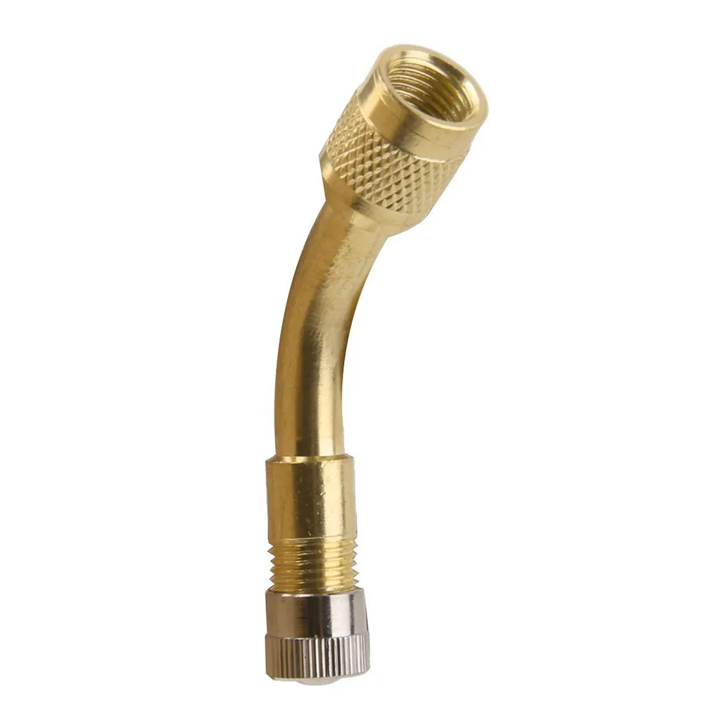 135 Degree Tyre Adaptor Valve Stem Extender for Car Motorcycle Bicycle Monocycle Hard to Reach Front Rear Tires