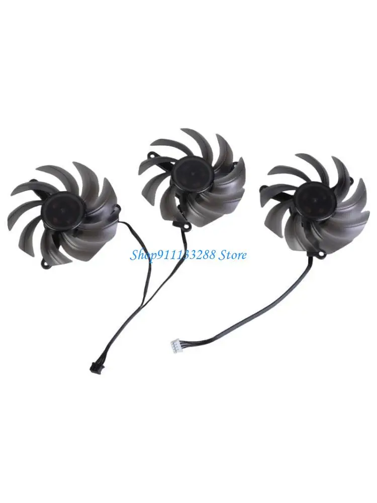 

G88D 80mm for RTX3060 Ti 3070 3070Ti 3080 3080Ti 1630 TH8015S2H-PCC01 4Pin 12V VGA Fan Graphics Card Fan