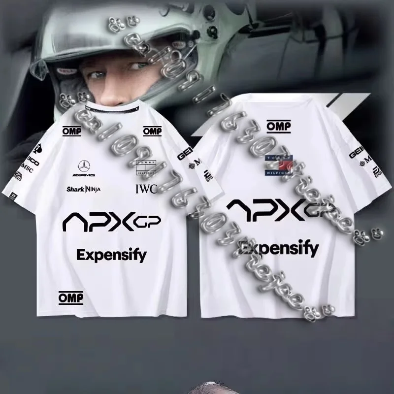 

Brad Pitt Men's and Women's T-shirts From Movie F1, Outdoor Sports, Casual, Comfortable, Quick-drying, 3D Printed Large T-shirts