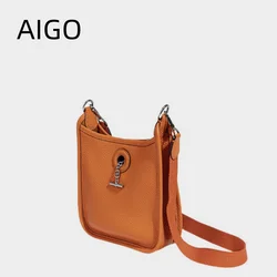 AIGO 2024 Crossbody Mini Bag Single Shoulder Bags For Women Casual High-Quality Messenger Versatile Handbags Luxury Female Bolas