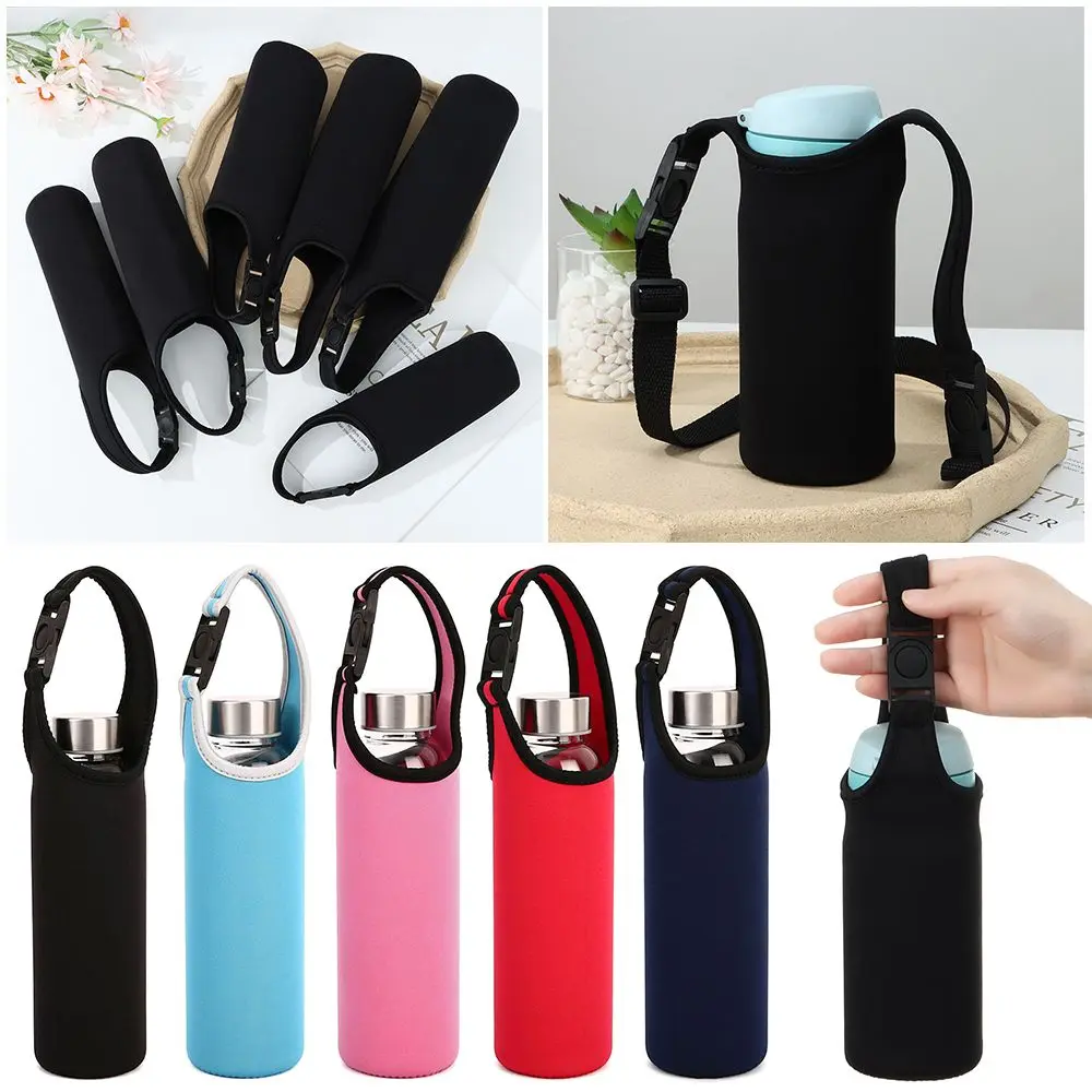 Useful With Adjustable Straps Pouch Insulat Bag Cup Sleeve Water Bottle Cover Vacuum Cup Sleeve Water Bottle Case