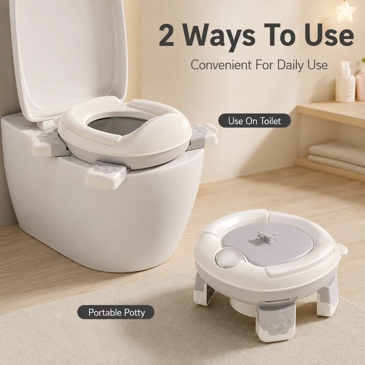 Assento Sanitário Infantil Por - Toddler Potty Training Seat avaliação e preço