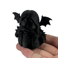 3D Printed Halloween Home Decor Crafts Dark Knight Magic Duck Desktop Figurines Dark Animal Toys Cartoon Collectibles Gift Sets