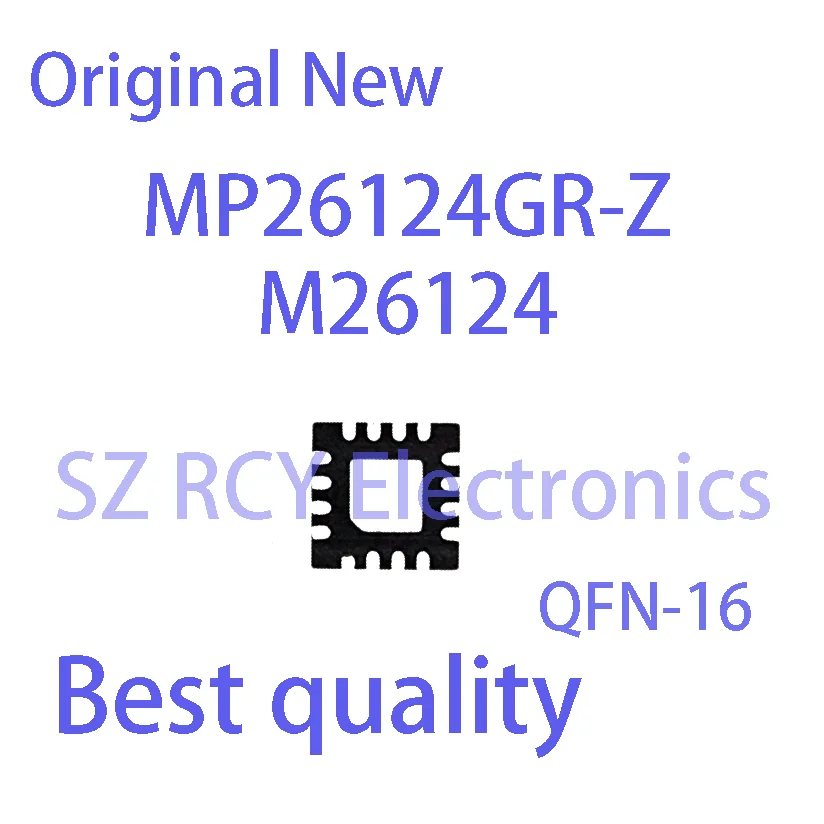 (5-10 PCS)NEW MP26124GR-Z MP26124GR MP26124 M26124 QFN-16 IC Chip electronic