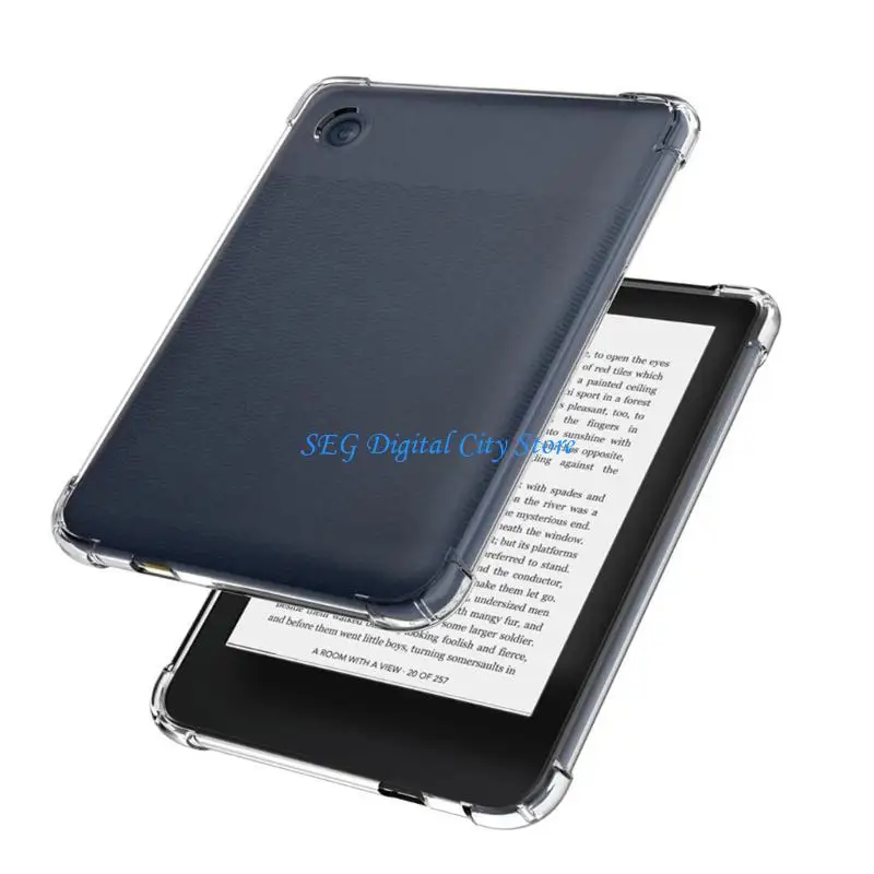 

U75B Clear Case for Libra Colour Case 7" Ereader Scratchproof Protective Silicone Rubber TPU Cover Transparent Back Cover
