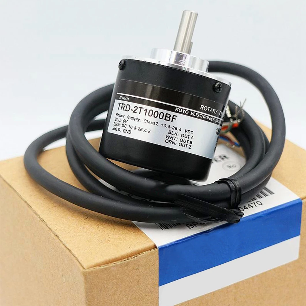 ABILKEEN TRD-2T 6MM Solid Shaft Incremental Rotary Encoder 100~2500 PPR High Accuracy Measure Rotary Encoder Supporting PLC,CNC