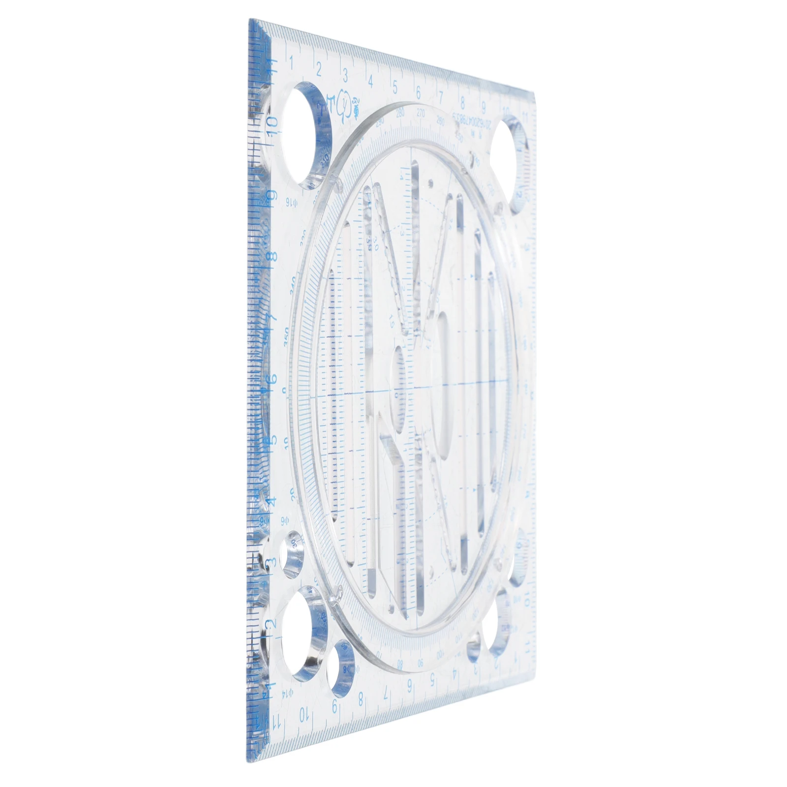 

Drawing Ruler Circle Template for Drafting Angle Measuring Mold Templates Architecture Plastic Office Tools