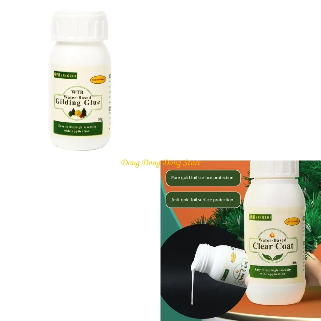 

Портативный позолоченный клей 70 мл на водяной нагрузочной основе.