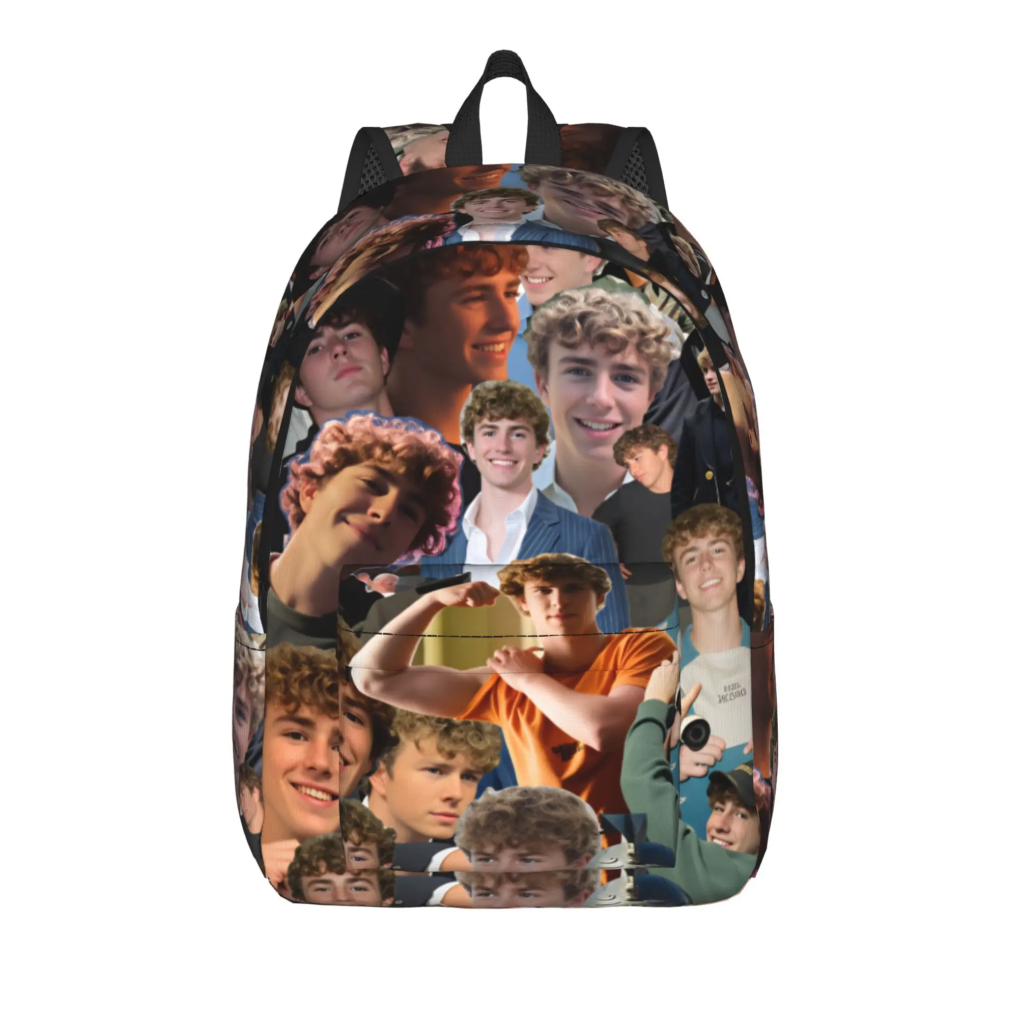 Walker Scobell Cool Retro Rock Poster 70s 80s 90s  Backpack Boy Girl Backpacks Polyester Kawaii School Bags Rucksack