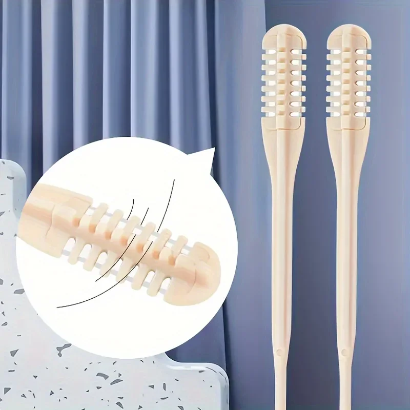 

2/4pcs Easy-Clean Manual Nose & Ear Hair Trimmer Set - Battery-Free, Perfect For Teens & Adults Clean nose hair trimmer