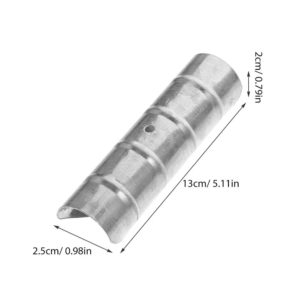 2Pcs Roman Rod Connector Metal Curtain Rod Connection Part Simple Shape Curtain Rail Joint for Living Room Bedroom Window