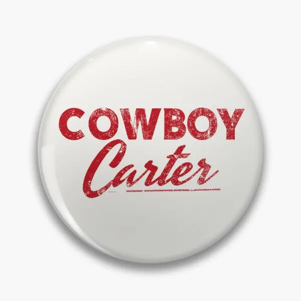 Cowboy Carter Classic  Soft Button Pin Women Cute Collar Badge Clothes Brooch Hat Jewelry Decor Creative Gift Lapel Pin Metal