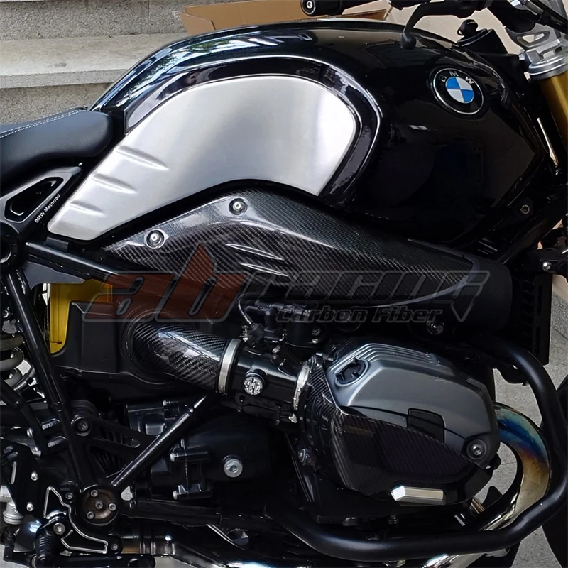 Side Air Intake Ram Snorkel Cover Fairing Cowling For BMW nineT 2021+  Full Carbon Fiber 100%