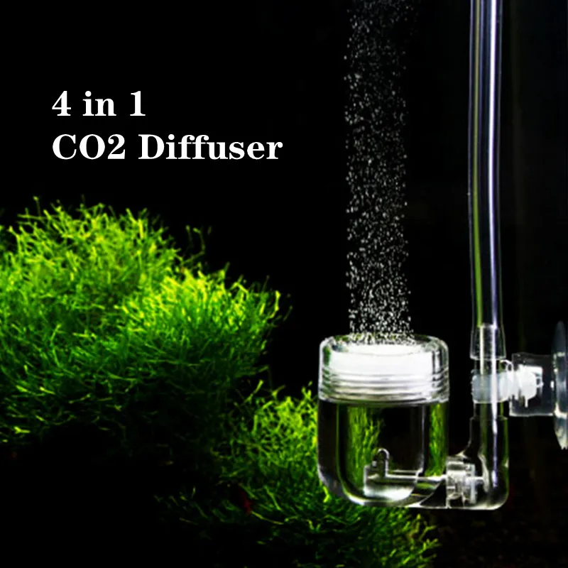 4 In 1 Mini CO2 Diffuser Carbon Dioxide Atomiser  CO2 Bubble Counter Check Valve  for Aquarium Planted Tank