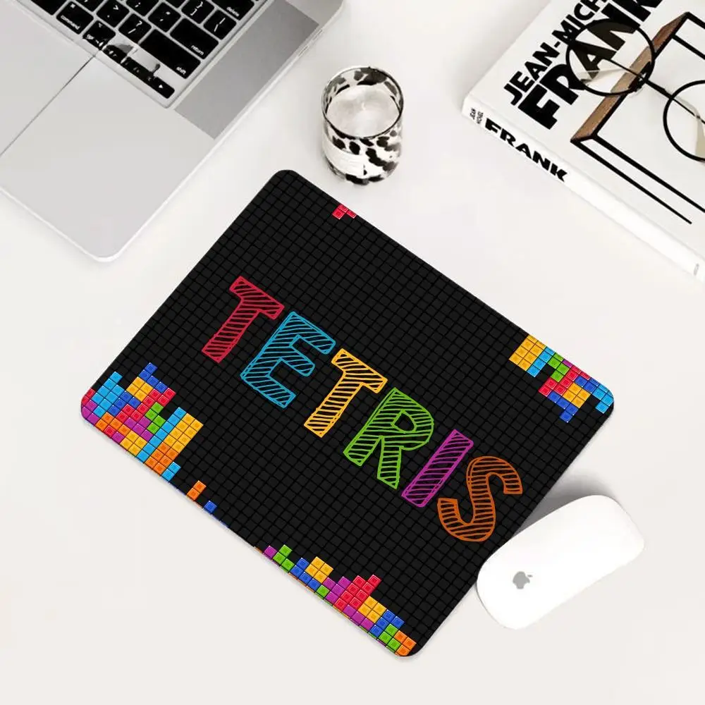 Retro video game T-TetrisS Mouse Pad Cartoon rubber Small mouse pad desktop computer office keyboard e-sports ROGs game