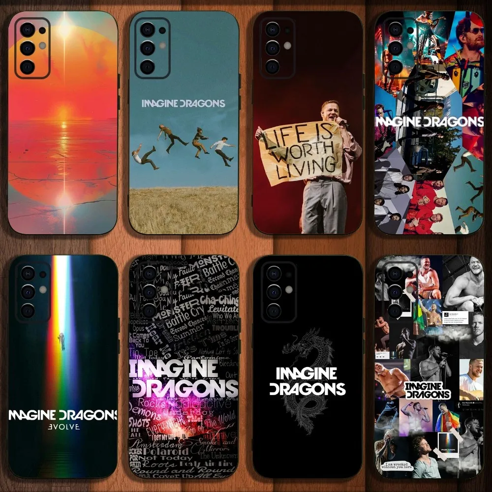 

Loom Imagine Dragons Phone Case For Samsung S24,S21,S22,S23,S30,Ultra,S20,Plus,Fe,Lite,Note,10,9,5G Black Soft Cover