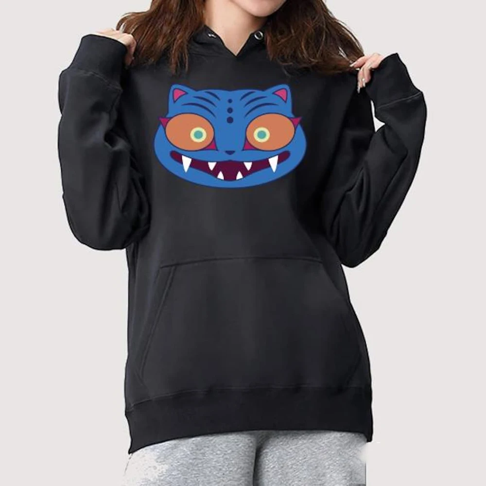 Derpy Tiger Costume Cosplay Felpa con cappuccio Derpy Tiger Zoey Felpa con cappuccio Demon Hunters Camicia KPDH Blue Tiger Halloween Felpe con cappuccio