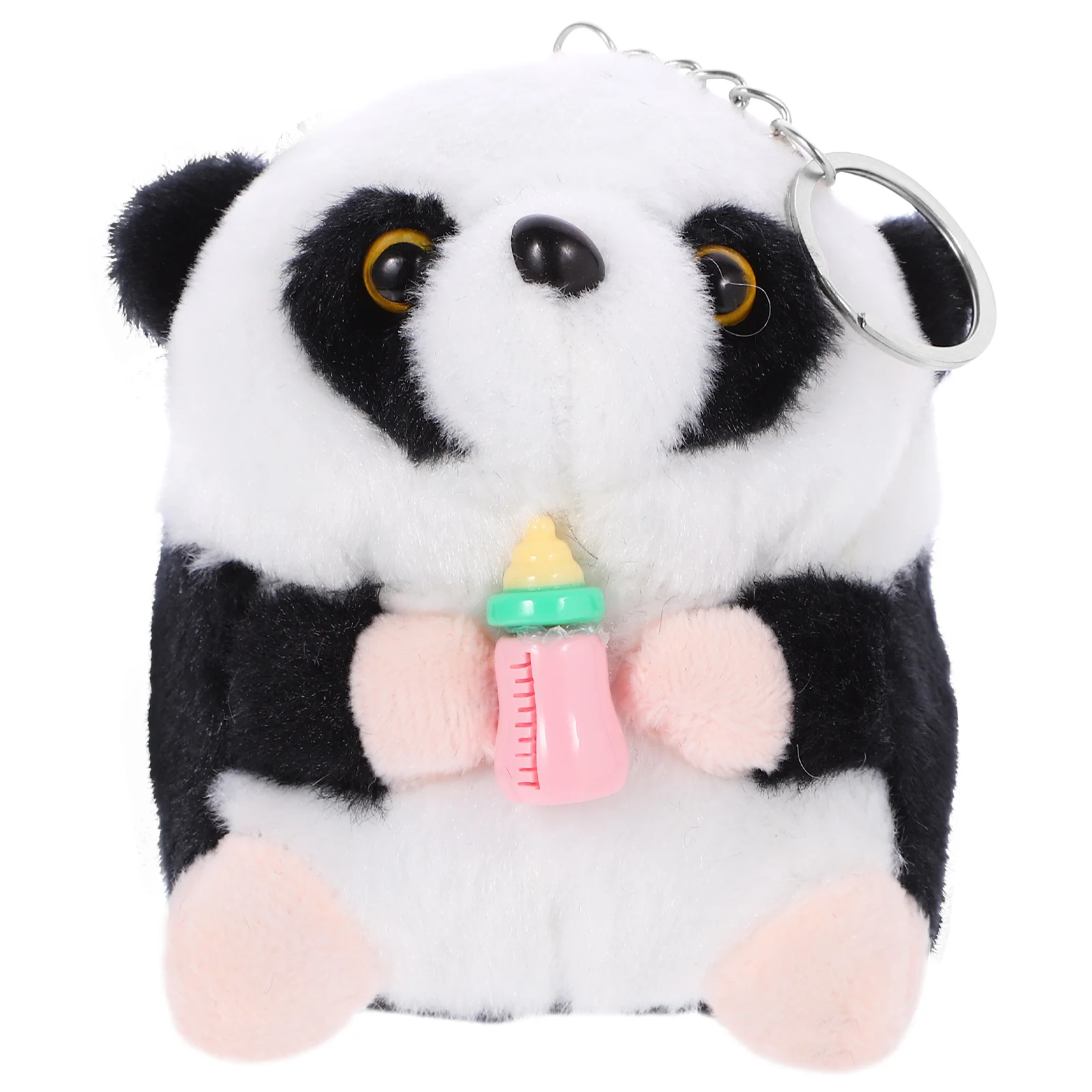 Panda Toy Cartoon Stuffed Animal Filling Keychain Baby Girl Pandas