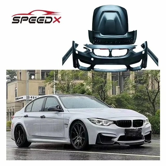 

For BMW 3 Series F30 F35 Upgrade F80 M3 Body Kit Front Bumper Rear Bumper Fender Side Skirt Hood Body Kit