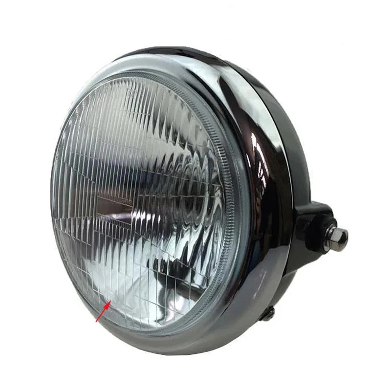 Faro delantero para motocicleta Haojue Suzuki Qingqi EN125 EN125-2/2A HJ125K GT125 GSX125 HJ125-7 todos los años, lámpara frontal de 125cc con bombilla