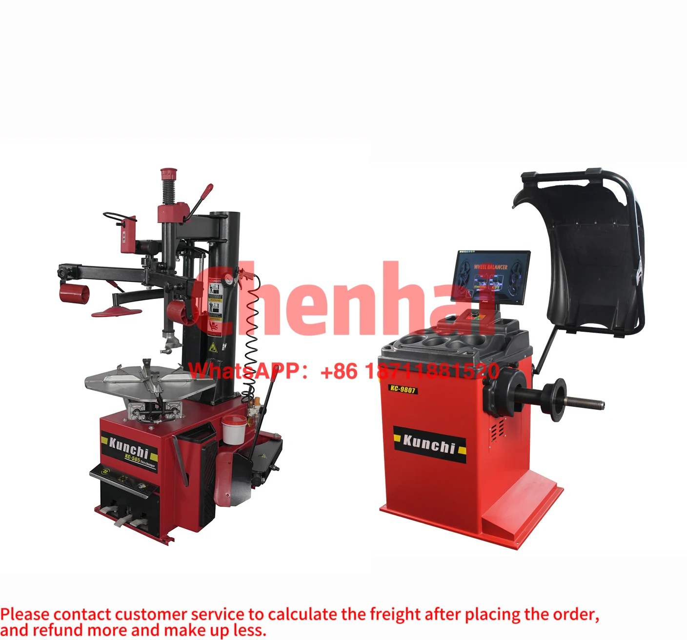 

KUNCHI Vehicle equipment Tyre changer wheel balancing machine tire removing machine combo