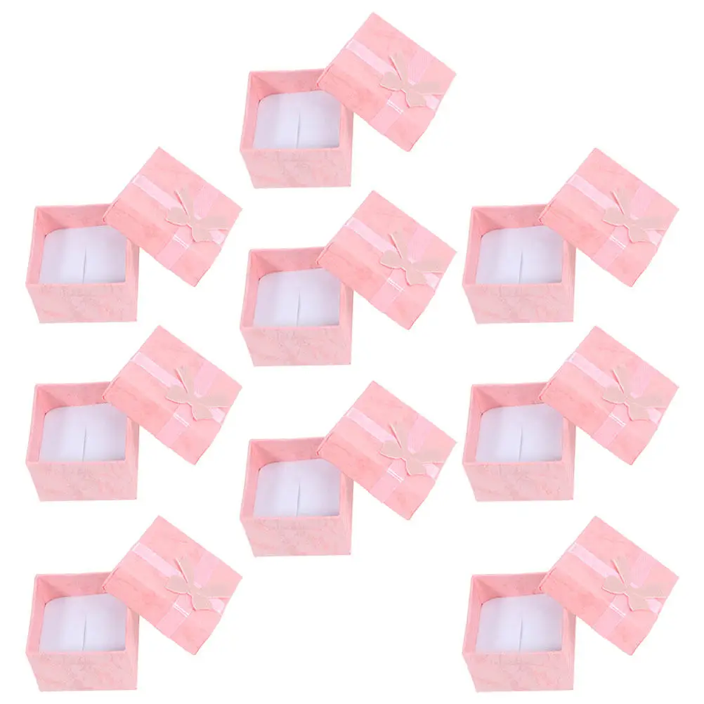12Pcs High Grade Jewelry Packaging Boxes Simple Stylish Design for Jewelry Storage Gifting Travel Home Organization Ring
