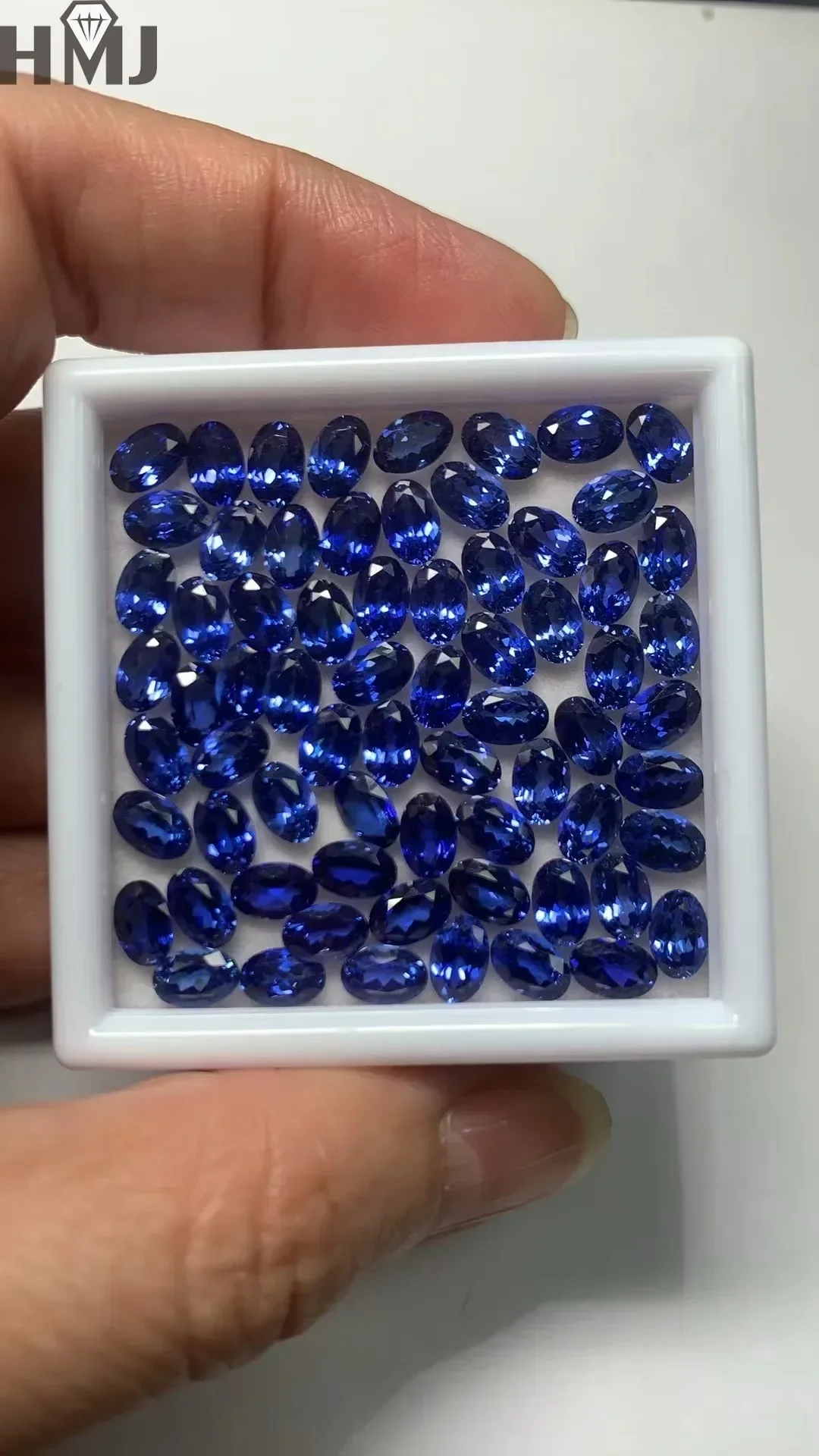 Lab Grown Sapphire Royal Blue Emerald Cut Shape AGL Certificate Charm Gemstones for Diy Jewellery Making Materials Selectable