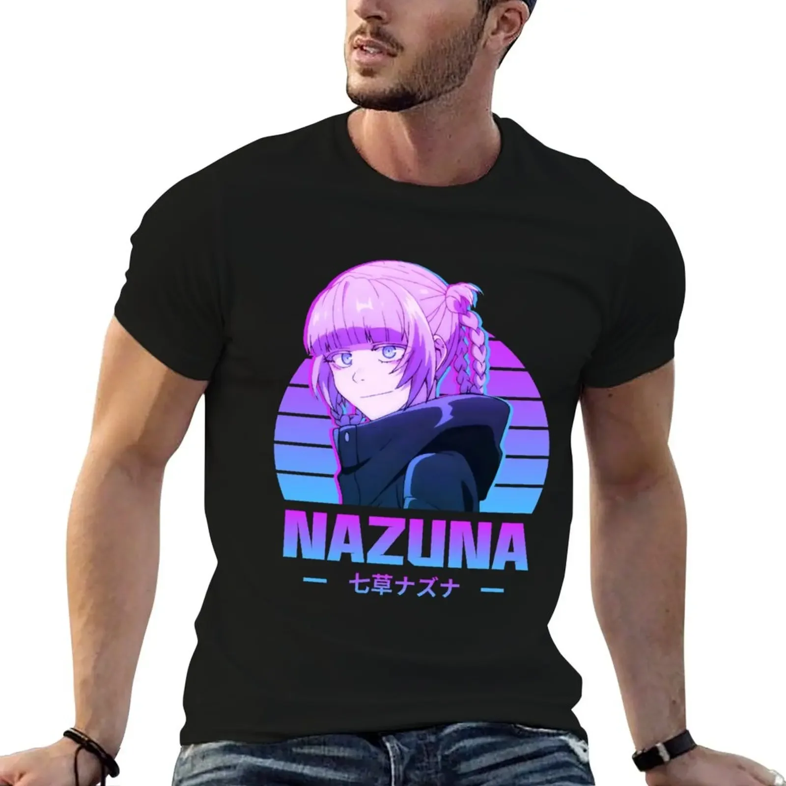 

Call of the Night - Nazuna retro T-Shirt customizeds blacks heavy weight t shirts for men