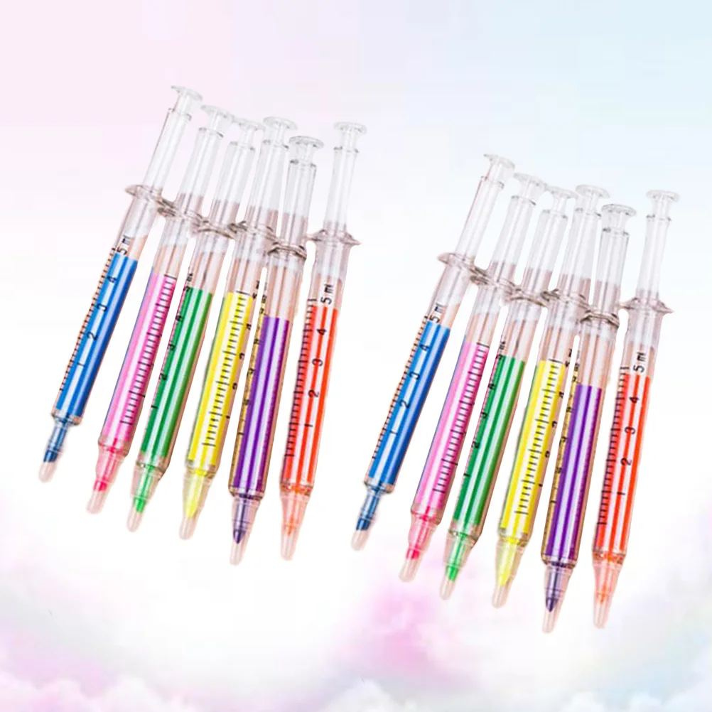 

15PCS Fluorescent Pens Highlighter Marker Vivid Colors Smooth Writing Large Capacity Watercolor Pen DIY Planner School Notes