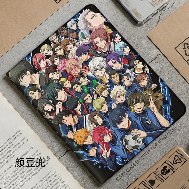 

Чехол с синим замком аниме Isagi Yoichi для iPad Air 45 Mini 5 6, роскошный силиконовый чехол для Pro 12,9 11 для iPad 10th Protective Air 13 2025