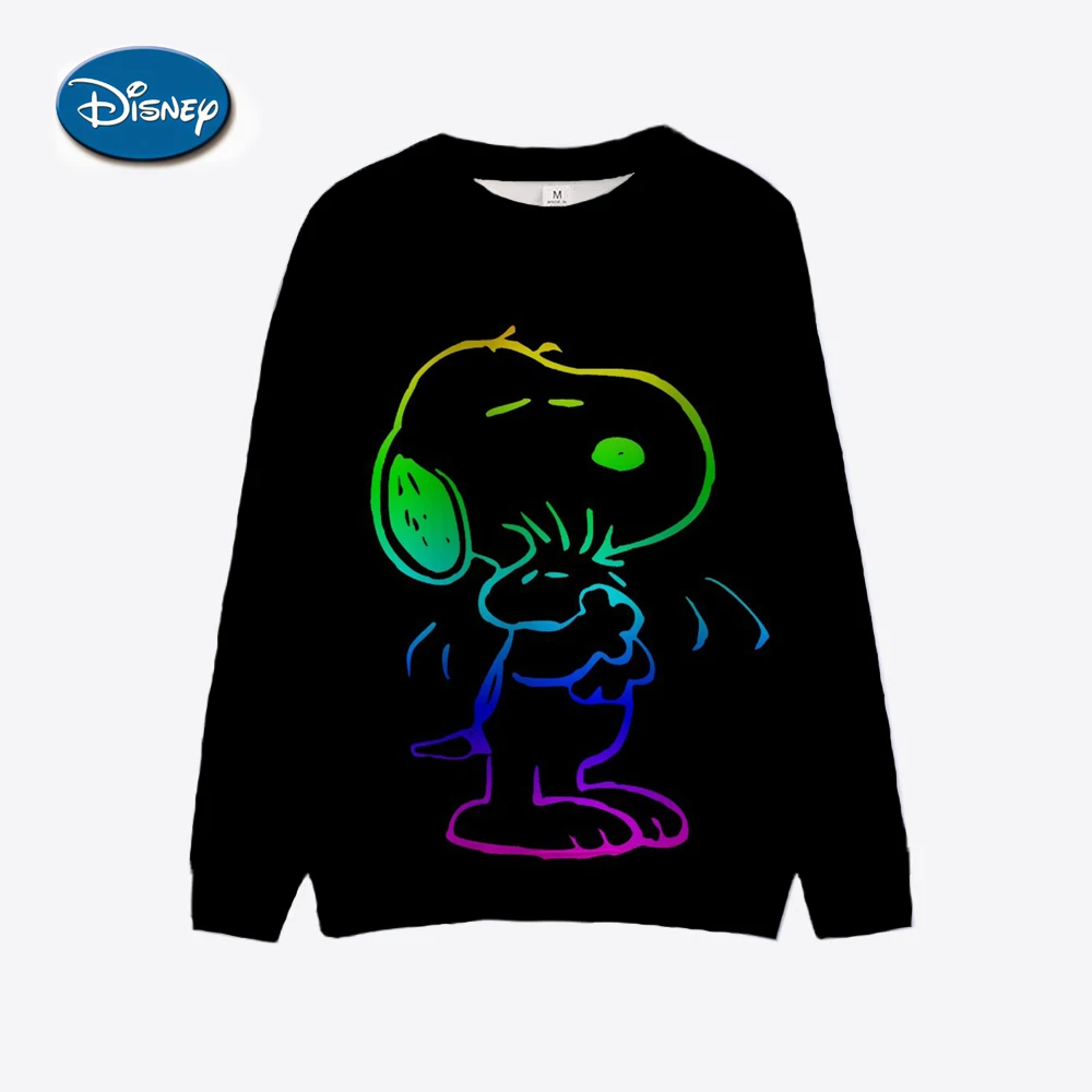 Snoopy cartoon print Women Sweatshirt Harajuku Casual Basic Hoody Fashion Loose Hoodie Soft Vintage Female Tops