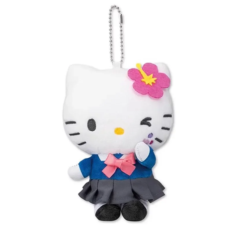 

Kawaii Sanrio 50Th Anniversary Hello Kitty Plushies Doll Key Ring Stuffed Plush Toys Pendant Backpack Keychain Decoration Gifts